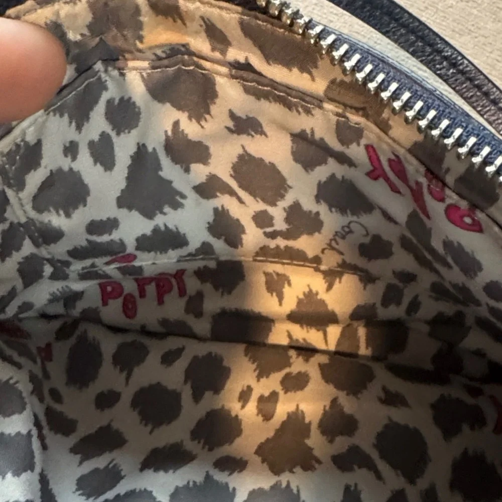 RARE Y2K Coach Poppy Sequin Purse/Wristlet Sapphire Blue “ SPECIAL EDITION “
